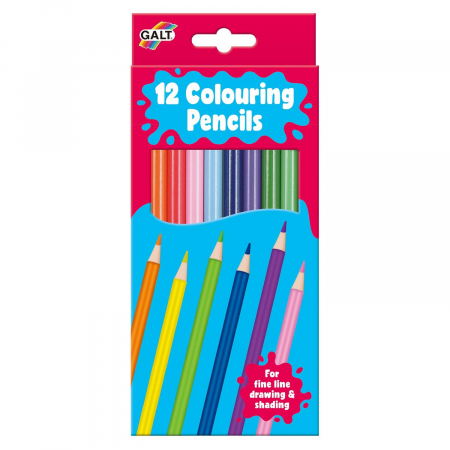 Carti pe alese - Galt Set 12 creioane de colorat
