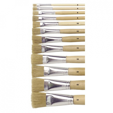 Jucarii +4 Ani - Set-12-pensule-cu-maner-lung-numarul-6-Heutink-Heutink