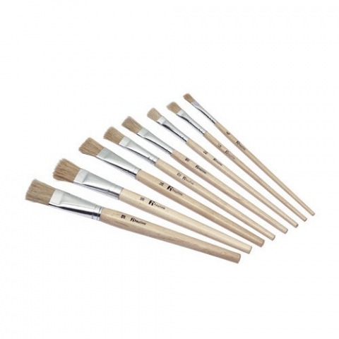 Jucarii +4 Ani - Set-12-pensule-cu-maner-scurt-numarul-4-Heutink-Heutink