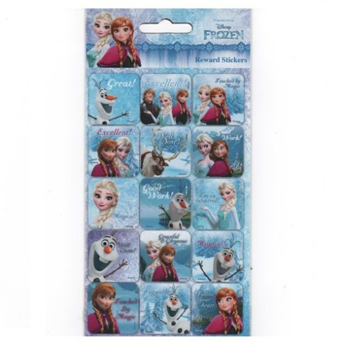 Oktató játékok - Set 15 autocolante reutilizabile Frozen, 95x195 mm
