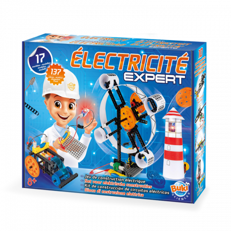 Buki France-Set 17 experimente electrice pentru copii - Pachet expert 130 piese [1]