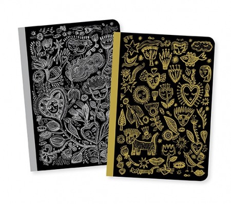 Gyerek naplók - Djeco Set 2 carnetele Djeco Chic Aurelia
