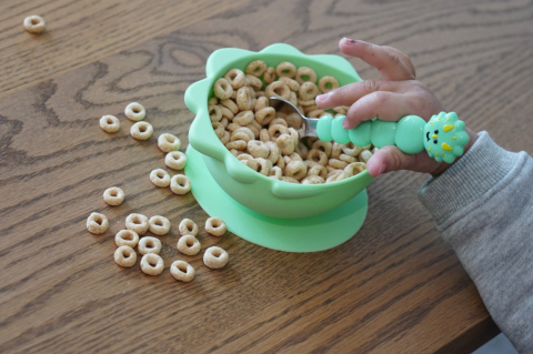 Set 2 Castronele Cu Ventuza Silicon Melii Model Dinozaur [2]