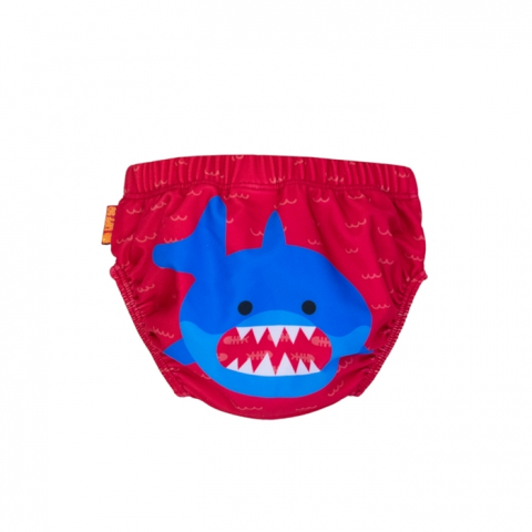 Set 2 chilotei de baie impermeabili, Zoocchini, protectie UPF50+, marime L, 24-36 Luni â€“ Shark [2]