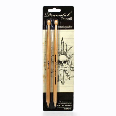 Jucarii sub 50 RON - SUCK UK-Set 2 creioane Drumstick, 23 cm, pentru scris sau pentru tobe