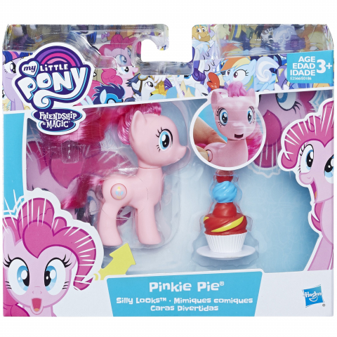 Jucarii 0-1 ani - Set 2 figurine Pinkie Pie Silly Looks, 5 / 8 cm, My Little Pony