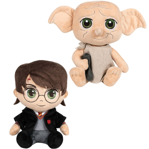 Play by Play-Set 2 jucarii de plus Harry Potter, 16 cm si Dobby, 15 cm [1]