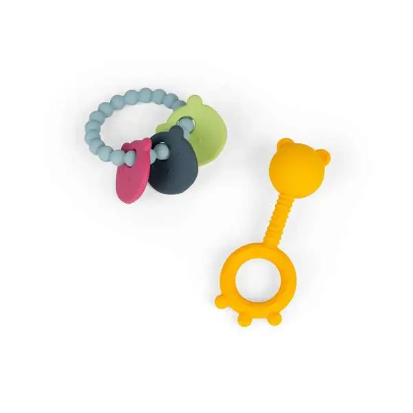 BIGJIGS Toys-Set 2 jucarii dentitie - Ursulet [1]