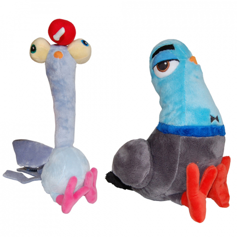 Jucarii 0-1 ani - Set 2 jucarii din plus CrazyEyes 34 cm & Lance 26 cm, Spioni Deghizati