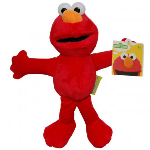 Play by Play-Set 2 jucarii din plus Elmo 26 cm & Cookie Monster 25 cm, Sesame Street [2]