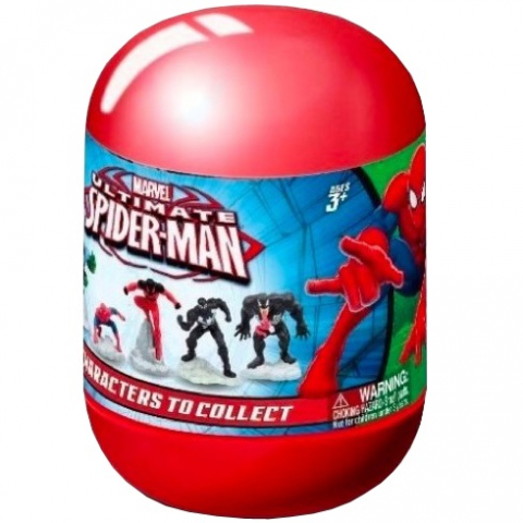 Set 2 mini- figurine surpriza in capsula de plastic, Spiderman [3]