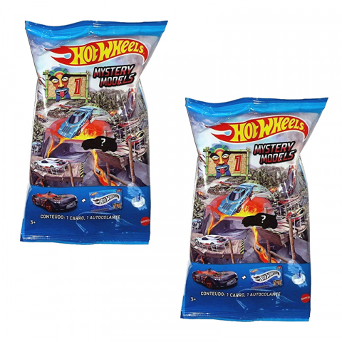 Jucarii 0-1 ani - Play by Play-Set 2 mini-masinute surpriza die-cast, Hot Wheels