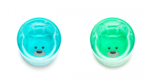 Set 2 Pahare Copii Design Interior Urs, Melii, Albastru&Verde [1]