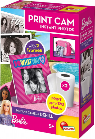 Jucarii +3 Ani - Lisciani Set 2 role rezerva pentru Camera foto instant - Barbie