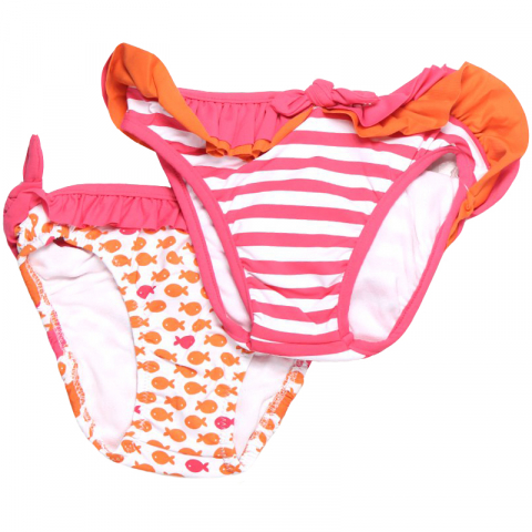 Játékok 1-3 éveseknek - Set 2 slipuri de baie Roz/Alb/Portocaliu (1683), 12 luni, 80 cm