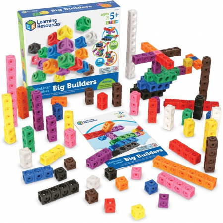 Oktató játékok - Learning-Resources-Set-200-piese-MathLink
