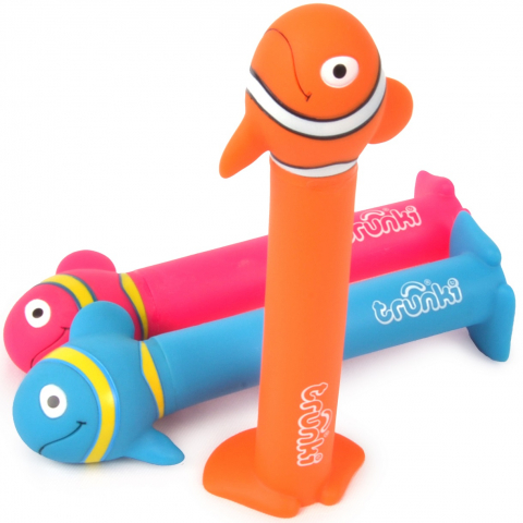 Jucarii 1-3 ani - Trunki-Set 3 bete colorate Trunki Dive Sticks pentru inot