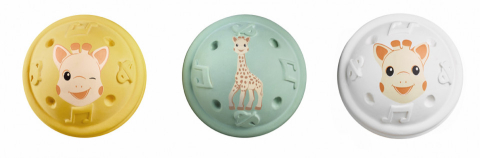 Oktató játékok - Set 3 Bile Muzicale Girafa Sophie - HEARING