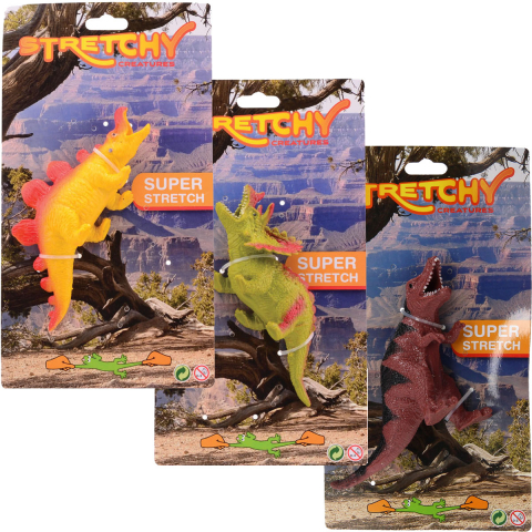 UP Int'l-Set 3 dinozauri super elastici din silicon, 16 - 19 cm [1]