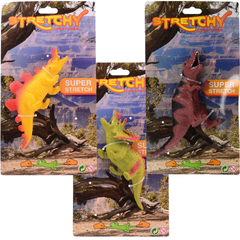 UP Int'l-Set 3 dinozauri super elastici din silicon, 16 - 19 cm [2]