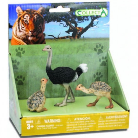 Figurine - Collecta-Set-3-figurine-strutul-si-puii-Collecta