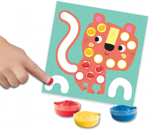 SES Creative-Set 3 In 1 De Pictat Cu Degetul, De Colorat Si De Lipit [2]