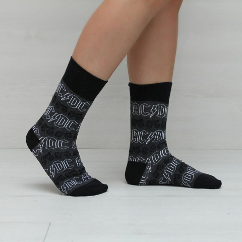 Set 3 perechi sosete AC/DC, 35-41 [5]