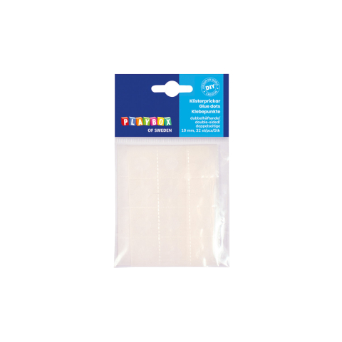 Cadou copii 3 ani - PLAYBOX-Set 32 picaturi adezive pentru creatie, gadinita si scoala