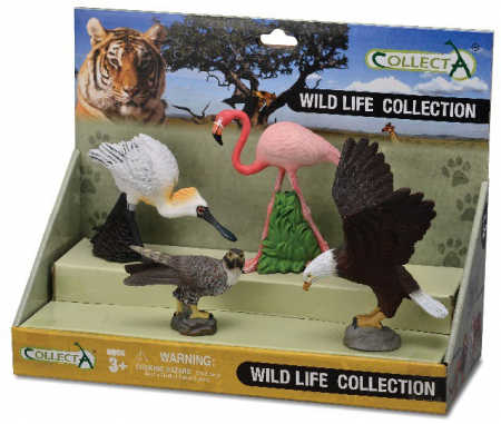 Szerepjátékok - Collecta-Set-4-buc-Animale-Salbatice-Animal-figurina