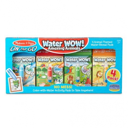 Baba ajándékok - Melissa & Doug Set 4 Carnete de colorat Apa Magica