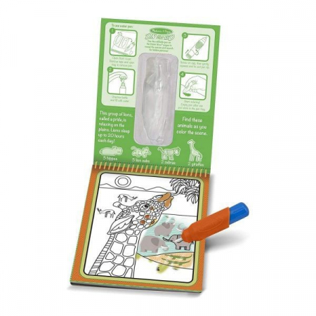 Melissa & Doug Set 4 Carnete de colorat Apa Magica [4]