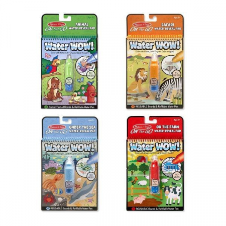 Melissa & Doug Set 4 Carnete de colorat Apa Magica [2]