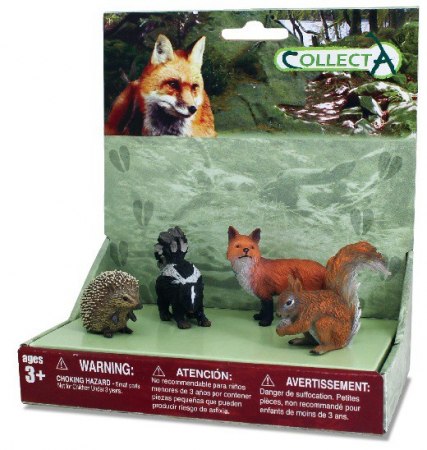 Szerepjátékok - Collecta-Set-4-figurine-Animale-din-padure-Collecta