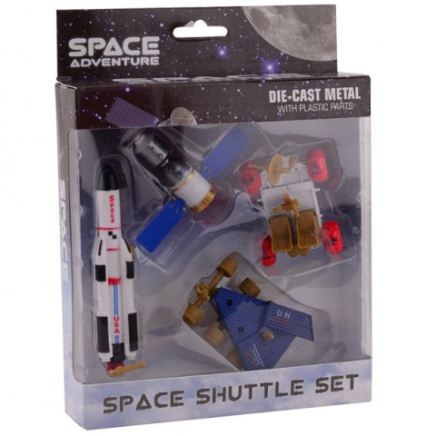 UP Int'l-Set 4 figurine din metal/plastic - Vehicule spatiale [5]