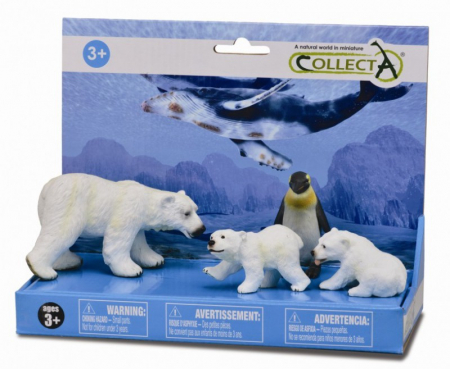 Állatfigurák játékok - Collecta-Set-4-figurine-Viata-marina-Collecta