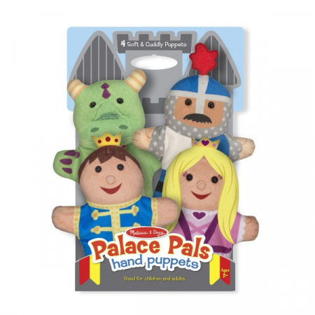 Jucarii +2 Ani - Melissa & Doug Set 4 papusi de mana La Palat
