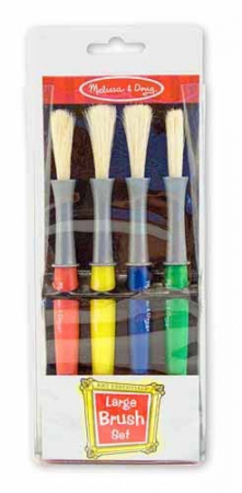 Játékok 50 RON alatt - Melissa & Doug Set 4 pensule groase Melissa and Doug