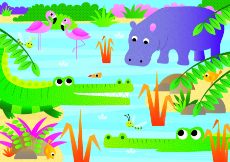 Galt-Set-4-puzzle-uri-Jungla-24-piese [4]