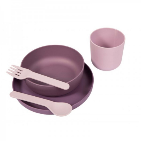 Anya és gyerek - Set 5 accesorii masa bebelusi Bo Jungle Roz