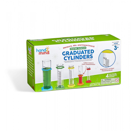 Jucarii 1-3 ani - Hand2Mind Set 5 cilindri gradati
