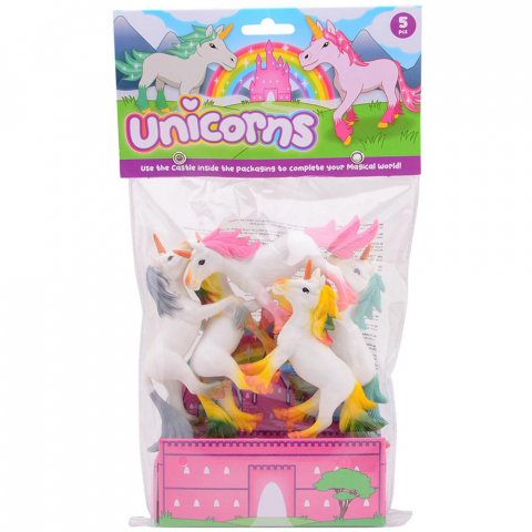 Set 5 figurine din cauciuc - Unicorni [1]