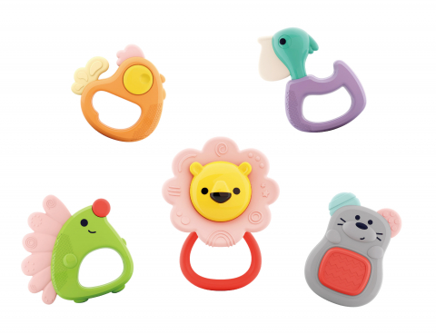 Set 5 Jucarii Pentru Dentitie In Cutie Forest Baby [1]