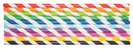 Jocuri si Jucarii Educative - Playbox Set 50 paie din carton colorat pentru creatie - Playbox