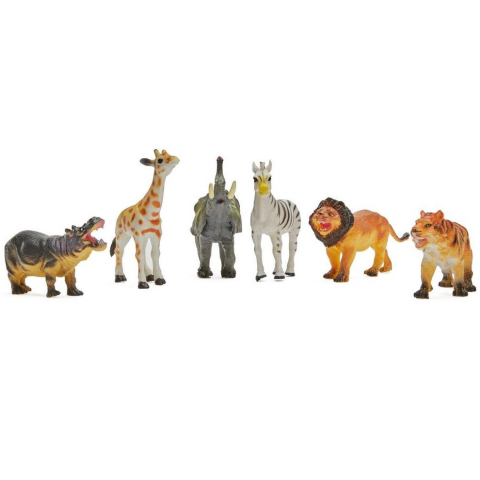 UP Int'l-Set 6 figurine din cauciuc - Animale salbatice [3]