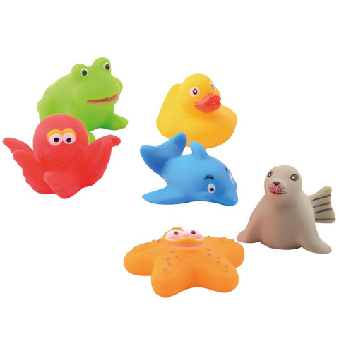 Jucarii 3-5 ani - UP Int'l-Set 6 jucarii (animale) pentru baie