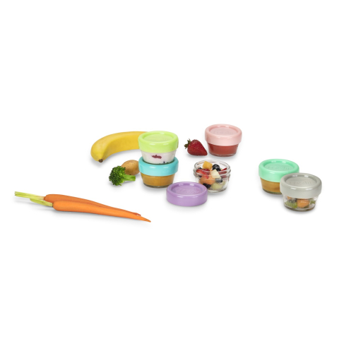 Set 6 Recipiente Sticla Pentru Hrana Bebe, Melii, 59 Ml [10]