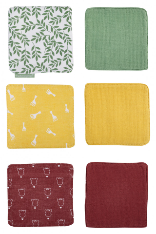 Set 6 Servetele Lavabile Girafa Sophie [1]