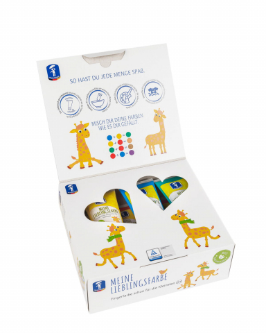 FEUCHTMANN-Set 6 tuburi vopsea pictura cu degetele - Basic [2]