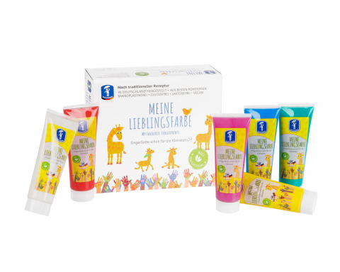 FEUCHTMANN-Set 6 tuburi vopsea pictura cu degetele - Basic [1]