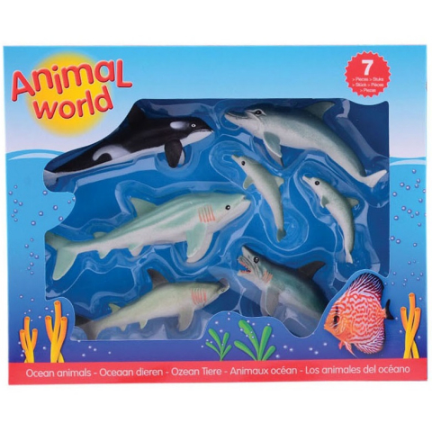 UP Int'l-Set 7 figurine din cauciuc - Animale marine [1]